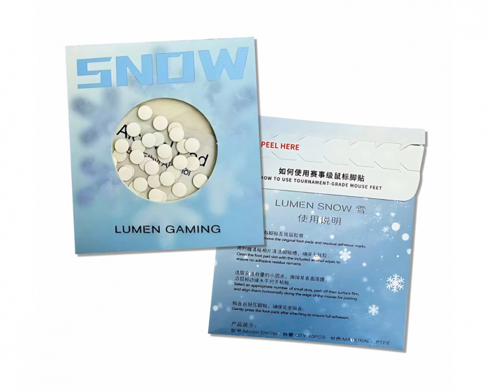 Lumen SNOW Mouse Skates Universal 6mm Dots - 40pcs