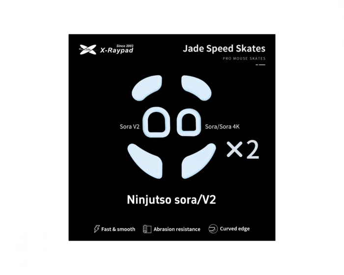 X-raypad Jade Mouse Skates till Ninjutso Sora / 4K / Sora V2
