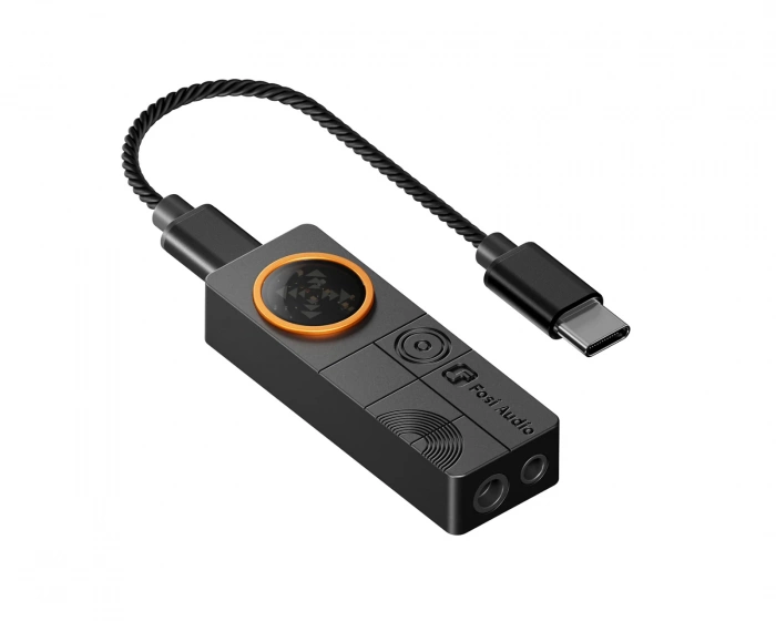 Fosi Audio DS3 Bärbar DAC Hörlursförstärkare - Svart