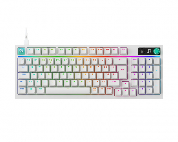 Logitech G316 X 98 Gamingtangentbord - Vit
