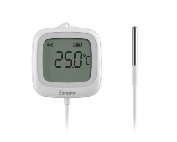 Sonoff Temperatursensor ZigBee LCD med prob