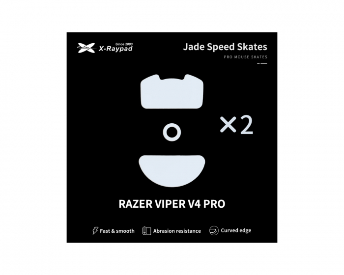 X-raypad Jade Mouse Skates till Razer Viper V4 Pro