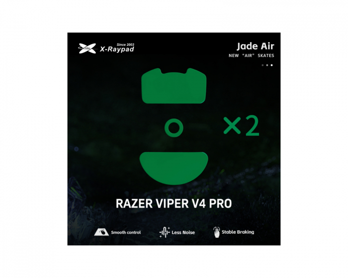 X-raypad Jade Air Mouse Skates till Razer Viper V4 Pro