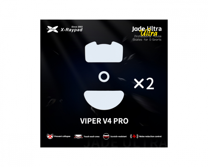 X-raypad Jade Ultra Skates för Razer Viper V4 Pro