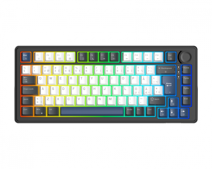 Deltaco Gaming DK480 75% Gaming RGB Tangentbord - Svart