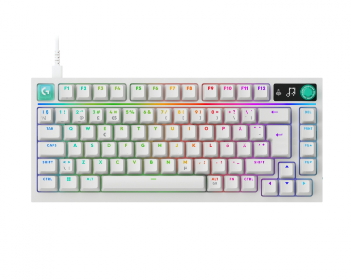 Logitech G316 X 75 Gaming Tangentbord - Vit