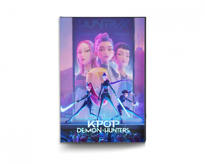  K-Pop Demon Hunters Canvastavla med Belysning
