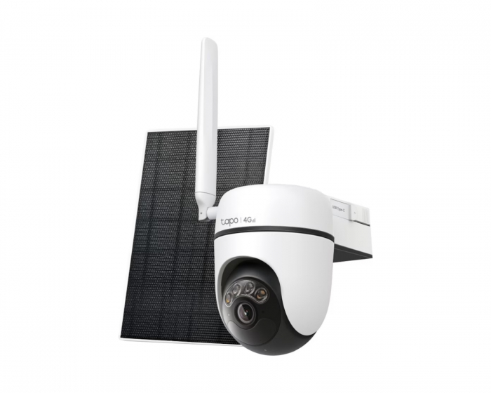 TP-Link Tapo C615G KIT Solcellsdriven Pan/Tilt 4G LTE-säkerhetskamerakit