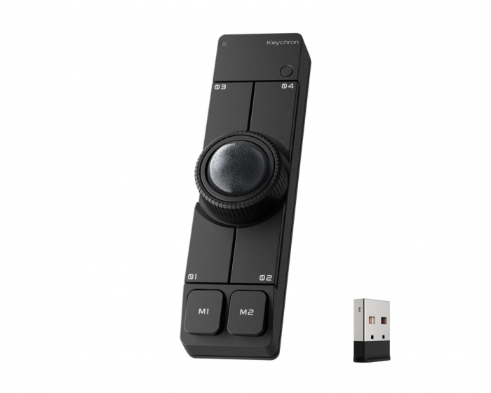 Keychron Nape Pro Trådlös Trackball Mus - Svart