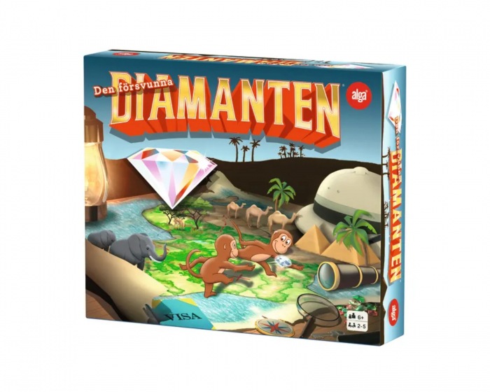  Den Försvunna Diamanten - Brädspel