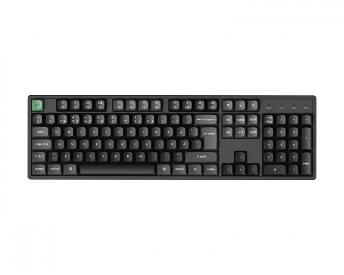 Keychron K10 Ultra 100% 8K Trådlöst Tangentbord - Svart [Keychron Apex Brown]