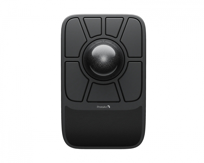 ProtoArc EM06 Anpassningsbar Trackball Mus - Svart