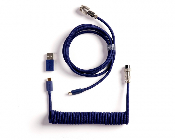 Keychron Coiled Aviator Kabel Straight 8K - Blå