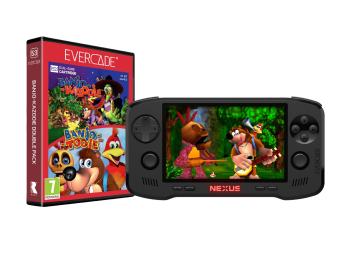 Evercade Nexus och Banjo-Kazooie Double Pack Console