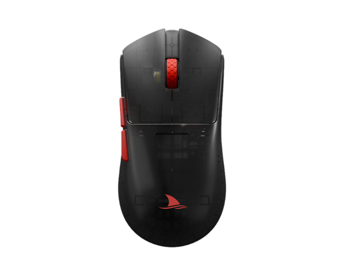 Darmoshark M9 Trådlös Gamingmus - Transparent