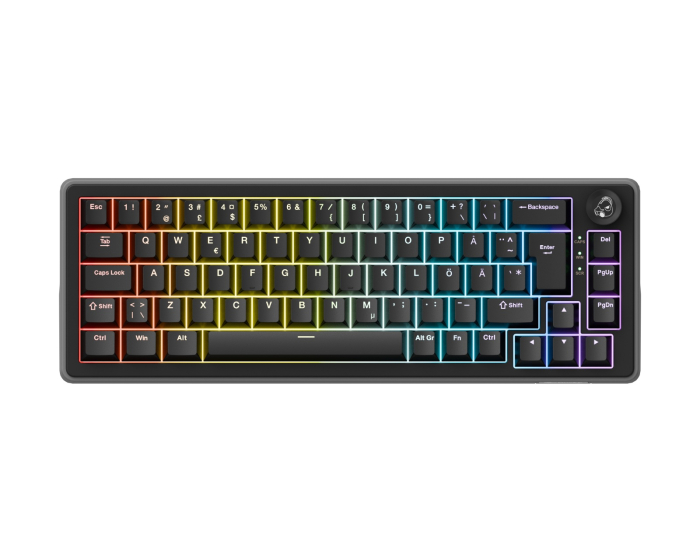 Ducky OK-HE-65 - 65% Mekaniskt Tangentbord - Nordisk ISO - [Haimu HE Switch]