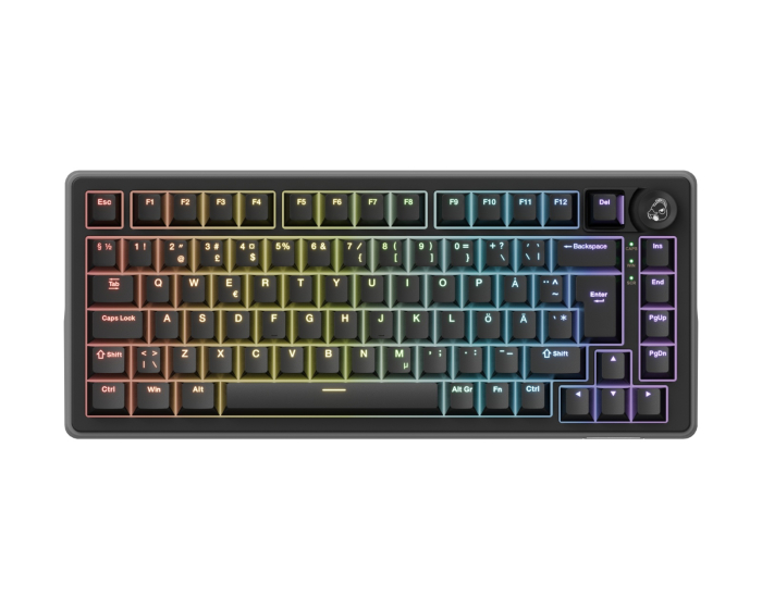 Ducky OK-HE-75 - 75% Mekaniskt Tangentbord - Nordisk ISO - [Haimu HE Switch]
