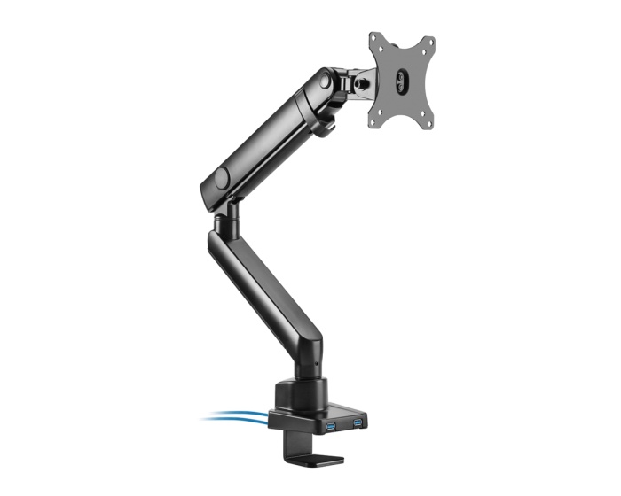 MaxMount Skärmstativ SLIM med USB 3.0-Hubb - 1 Skärm (DEMO)