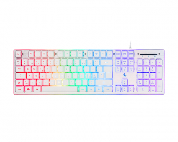 Deltaco Gaming WK75 RGB Tangentbord - Vit (DEMO)