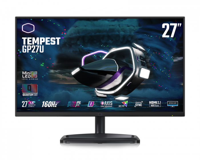 Cooler Master Tempest GP27U 27″ 4K IPS 160Hz Mini LED Gamingskärm (DEMO)