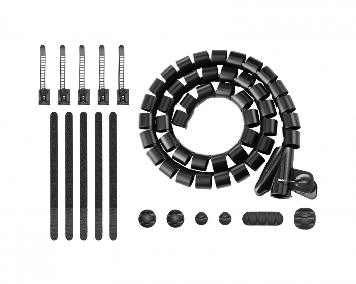 MaxMount Kabelhanteringssats - Kabelkit av Kabelhållare & Kabelband (DEMO)