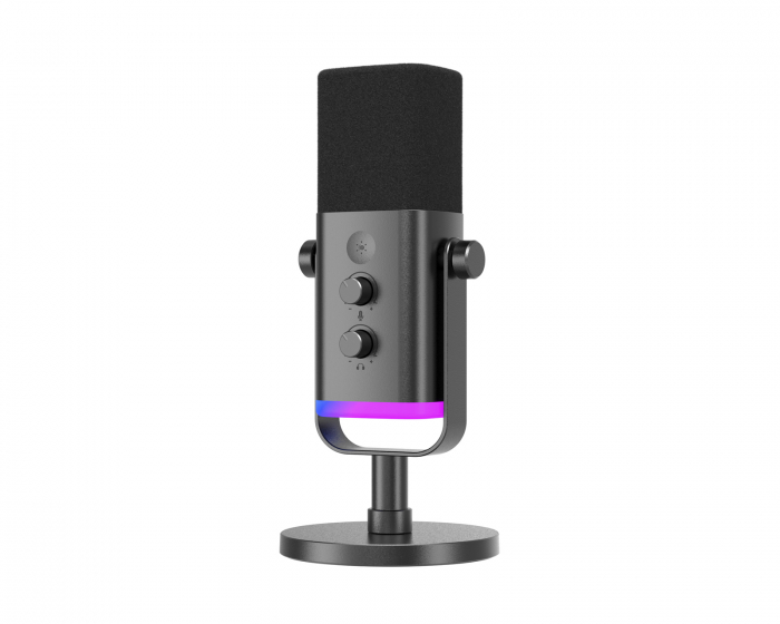 Fifine AMPLIGAME AM8 RGB USB/XLR Mikrofon - Dynamisk Mikrofon - Svart (DEMO)