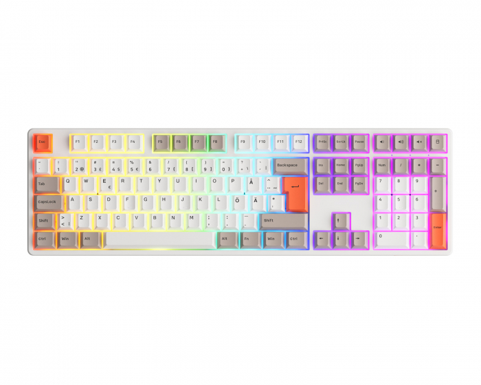 Akko 5108B Steam Engine ISO Trådlöst Tangentbord [Akko CS Jelly Black] (DEMO)