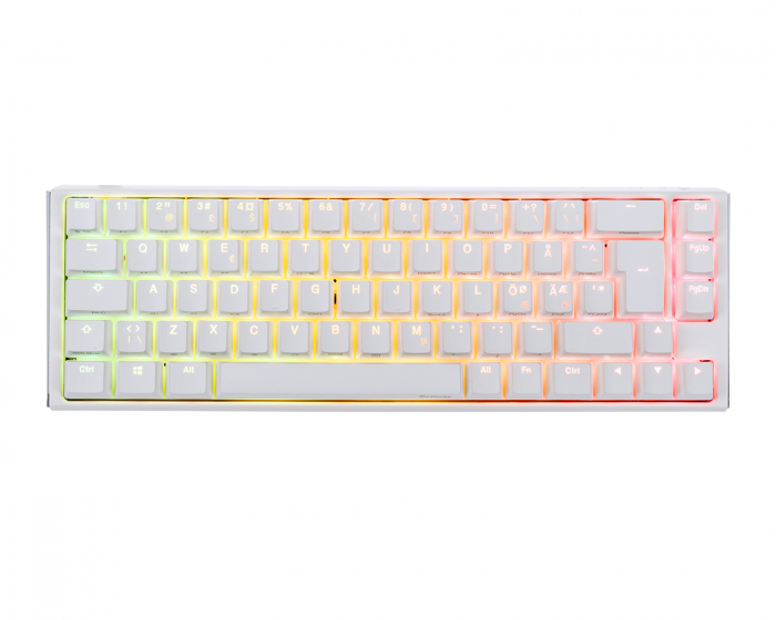 Ducky ONE 3 SF Pure White RGB Hotswap Tangentbord [MX Silver] (DEMO)