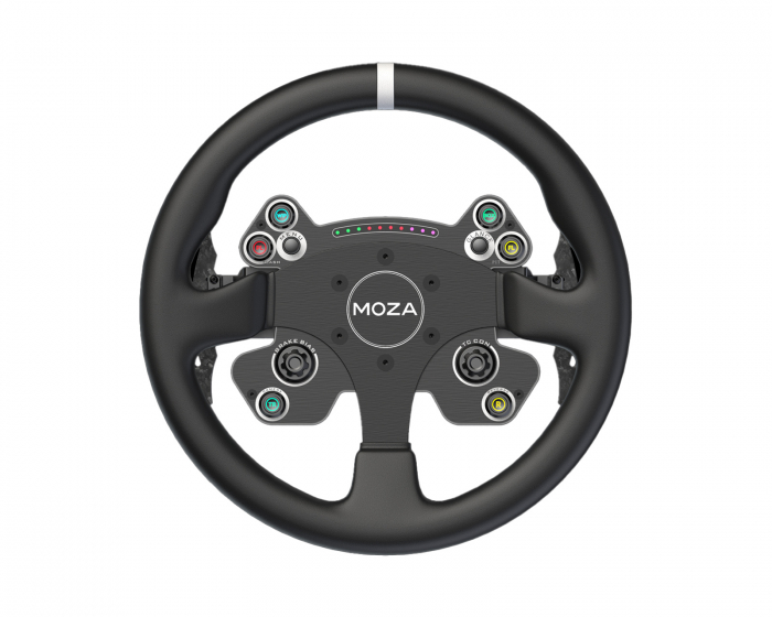 Moza Racing CS V2P Leather Steering Wheel - 33cm Ratt för Racing (DEMO)