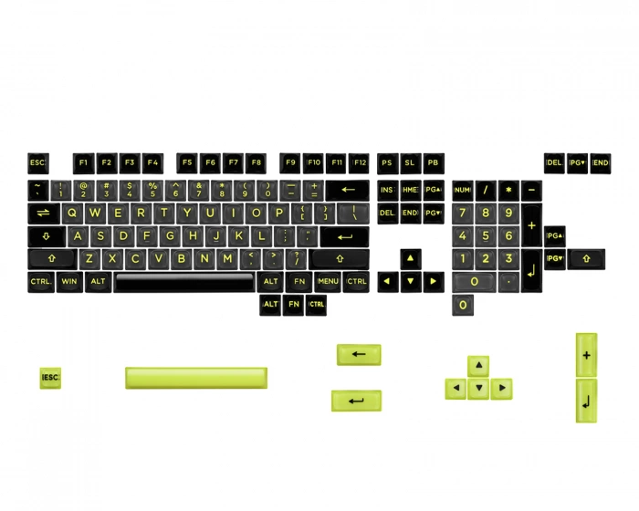 Pulsar 3D Polycarbonate Keycaps - Acid Rewind Limited Edition (DEMO)