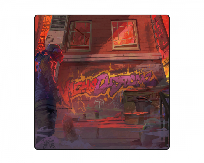 Lethal Gaming Gear Saturn Gaming Musmatta - NachoCustomz Graffiti - XL Square - Limited Edition (DEMO)