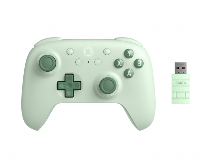 8Bitdo Ultimate 2C 2.4G Trådlös Kontroll Hall Effect - Grön (DEMO)