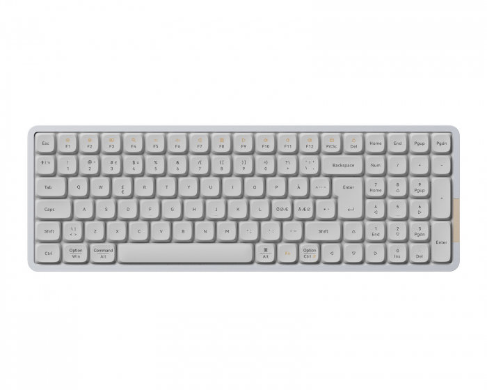 Lofree Flow100 96% Low-Profile RGB Mekaniskt Tangentbord [Kailh Ghost] - Vit (DEMO)