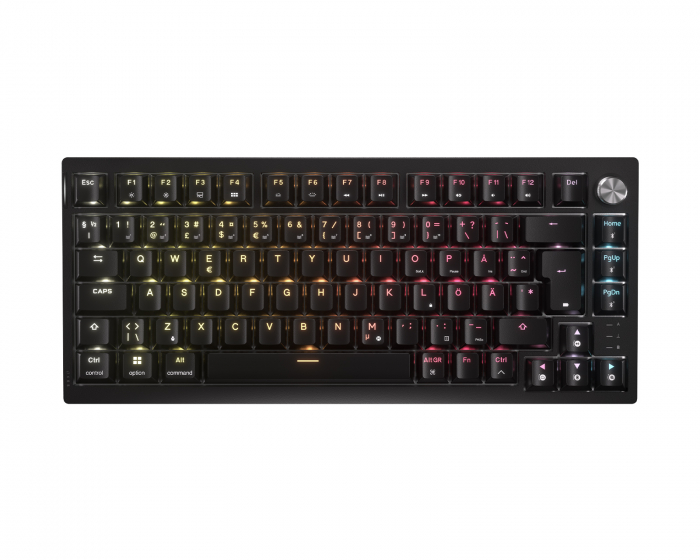 Corsair K65 Plus 75% Trådlöst Mekaniskt Gaming Tangentbord [MLX Fusion] - Svart (DEMO)