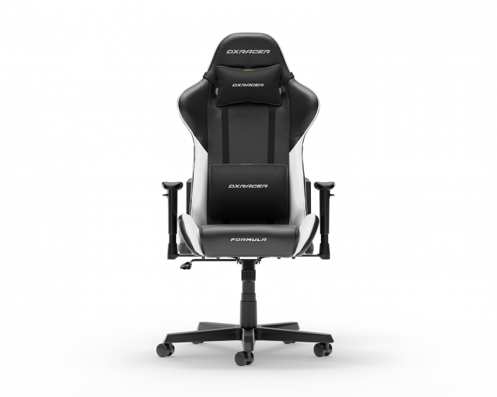 DXRacer FORMULA L Svart & Vit PVC Läder (DEMO)