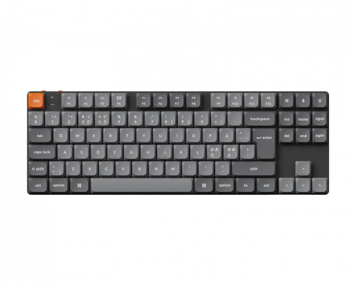 Keychron K1 Max TKL Low Profile Hotswap Trådlöst Tangentbord [Gateron Brown] - ISO (DEMO)