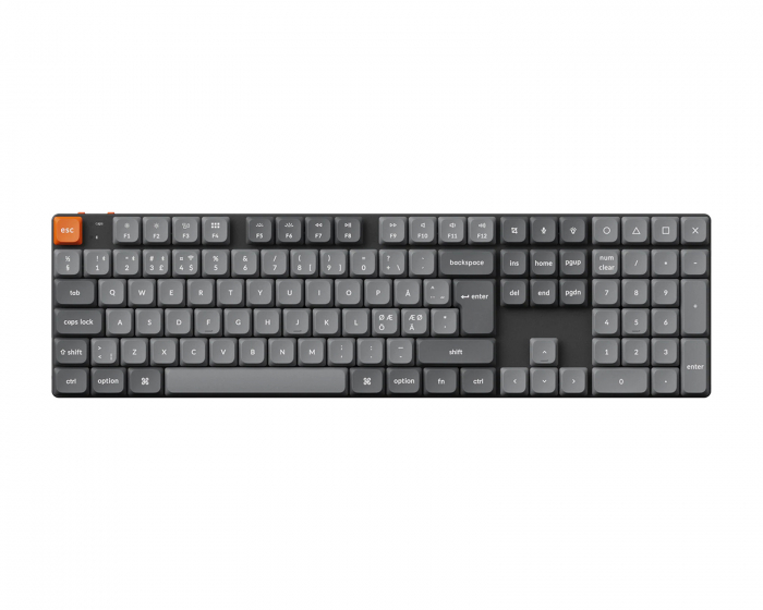 Keychron K5 Max Low Profile Hotswap Trådlöst Tangentbord [Gateron Brown] - ISO (DEMO)