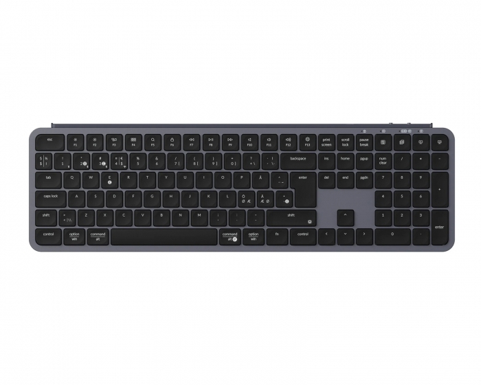 Keychron B6 Pro Ultra-Slim Trådlöst Tangentbord - Space Gray - ISO (DEMO)