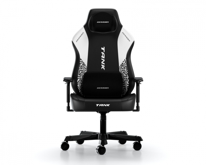 DXRacer TANK Gamingstol Svart & Vit Rustning EPU Läder XXL (DEMO)