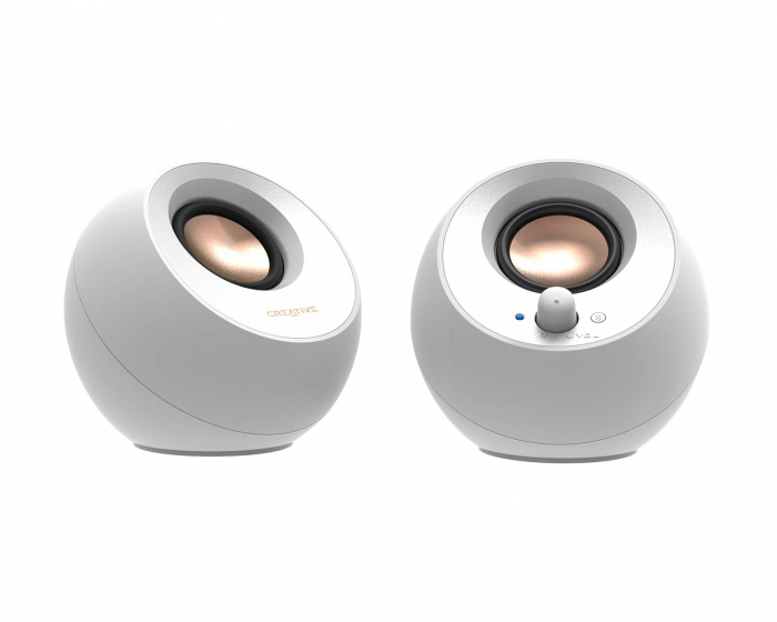 Creative Pebble V3 - 2.0 Högtalare - Vit (DEMO)