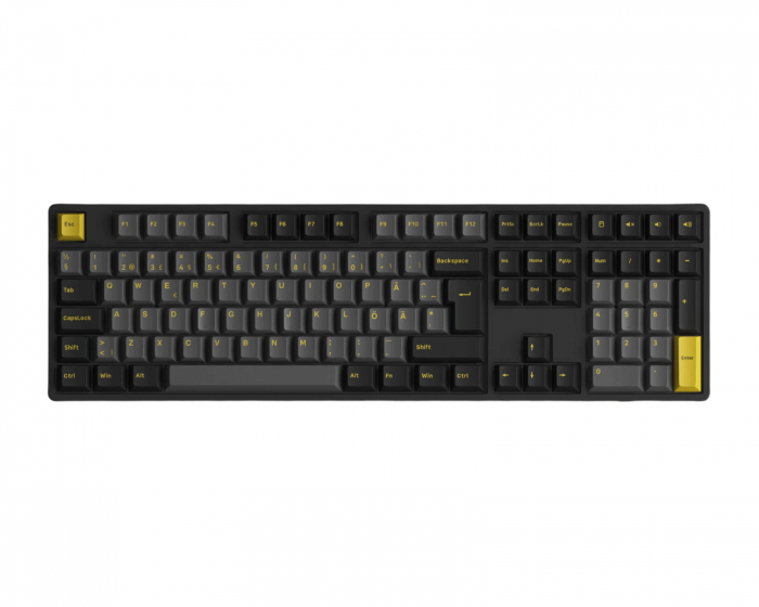 Akko 5108B Plus-S Trådlöst tangentbord - Black & Gold [V3 Cream Yellow Pro] (DEMO)