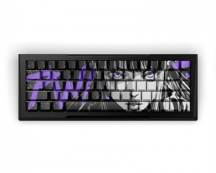 Pwnage Zenblade 65 V2 - Hall Effect Gaming Tangentbord Nyomi Purple Edition ANSI - Svart (DEMO)