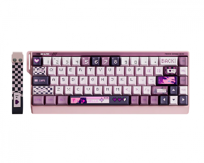 FGG FIRE68 Ultra Magnetic HE ANSI Tangentbord [Gateron Jade Pro] - Hallo Rose (DEMO)