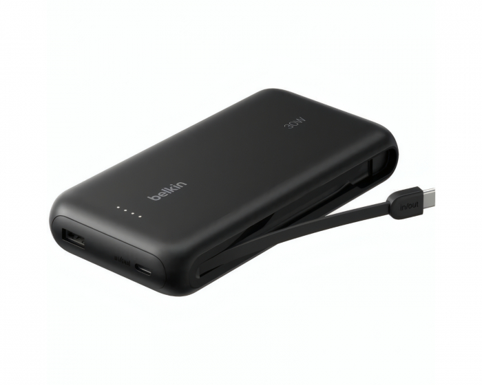 Belkin PD30W 20000 mAh Powerbank med integrerad kabel (DEMO)