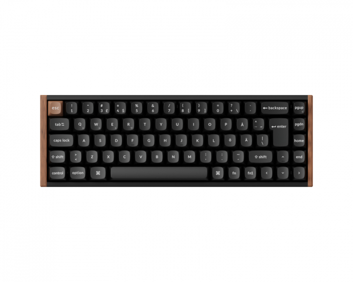 Keychron K6 HE SE Trådlöst QMK Tangentbord [Gateron 2.0 Purple Magnetic Switch] - Wood Black (DEMO)