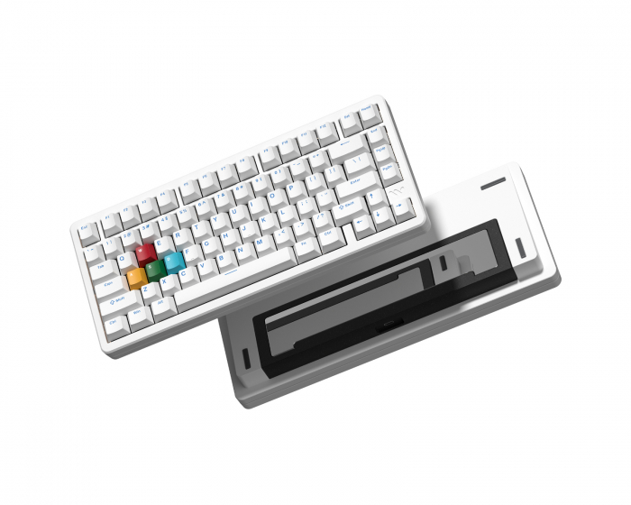 Womier Keyboard SK75 TMR/HE Trådlöst Tangentbord - Vit (DEMO)