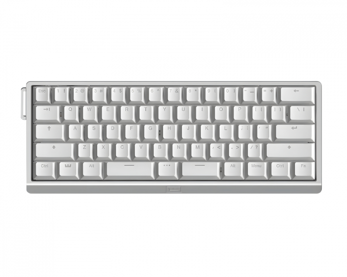Wooting 60HE V2 Tangentbord - ANSI Split Spacebar - Silver Aluminum (DEMO)
