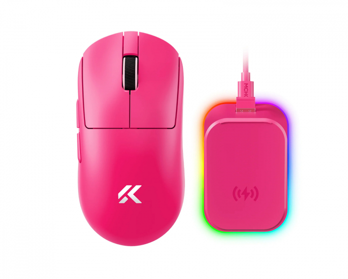 MCHOSE  A7 V2 Ultra Plus Trådlös Mus - Rose Red (DEMO)