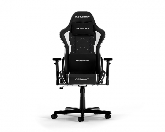 DXRacer FORMULA L Svart & Vit PVC Läder (DEMO)