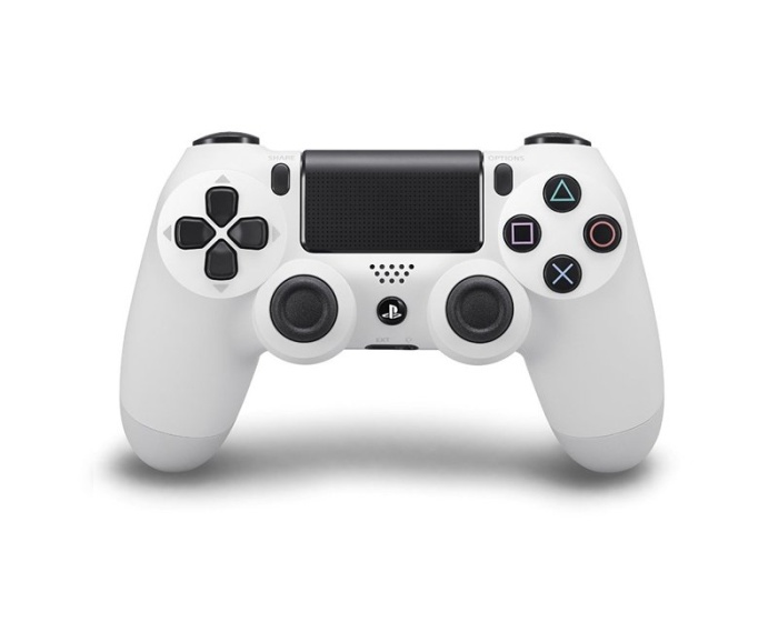 Sony Dualshock 4 Trådlös PS4 Kontroll v2 - Vit (Refurbished)